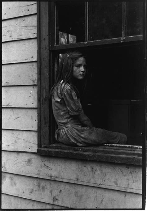 William Gale Gedney Girl Sitting On Windowsill Kentucky Old