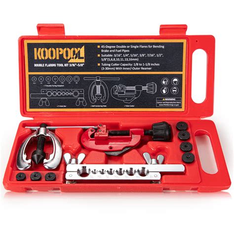 Buy Koopool Double And Single Flaring Tool Kit For Brake Line Hvac System