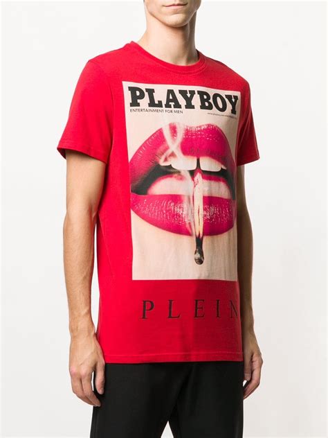 Philipp Plein X Playboy Printed T Shirt 290 Farfetch Com Lookastic