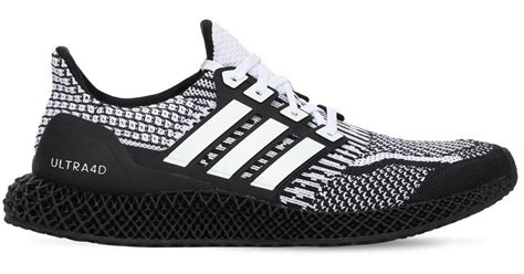 Adidas Originals Ultra 4d 50 Running Sneakers In Black For Men Lyst Uk