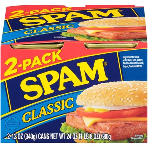 Spam Classic Canned Meat 12 Oz Instacart