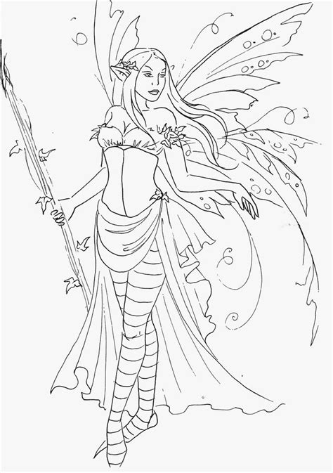 Fairy Queen Lineart By Jannafairyart On Deviantart