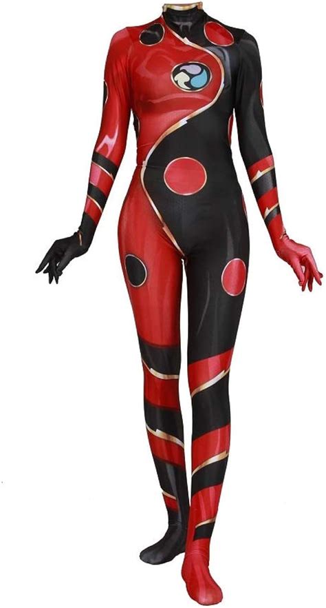 DELight Ladybug Costume Bodysuit Queen Bee Cat Noir Rena Rouge