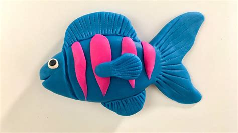 ♥️ Clay With Me How To Make A Fish Model Craft Tutorial Easy Diy