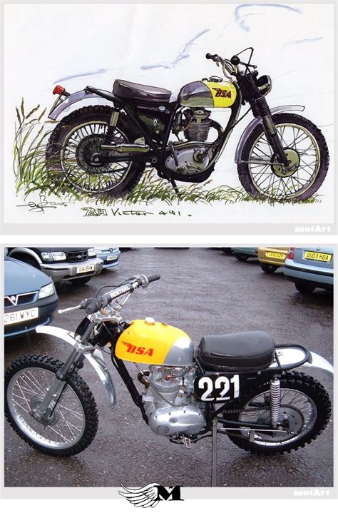 Bsa Victor Special 441 Motorcycle Scrambler Motorcycle Vintage Bikes