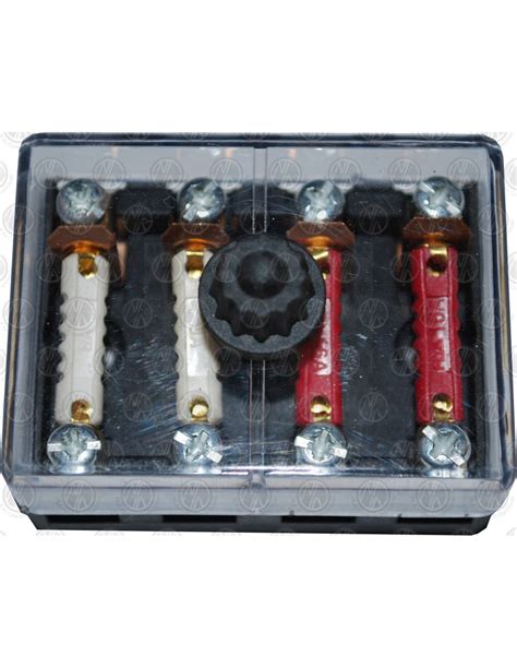 4 Way Auxiliary Fuse Box With Fuses