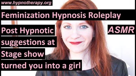 Feminization Hypnosis Turned Into A Girl After Going To A Stage