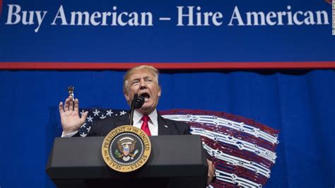 Trump Signs Measure Aimed At Bolstering His Buy American Initiative Cnnpolitics