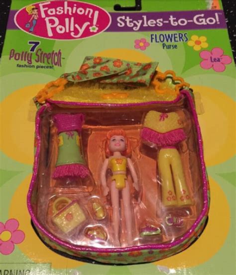 Polly Pocket Styles To Go Flower Purse 2000 Lea Polly Pocket