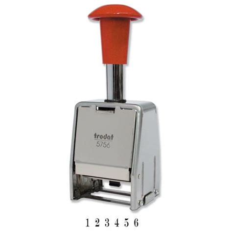 Buy Trodat Numberer Stamp Metal Sequential Automatic Self Inking 8