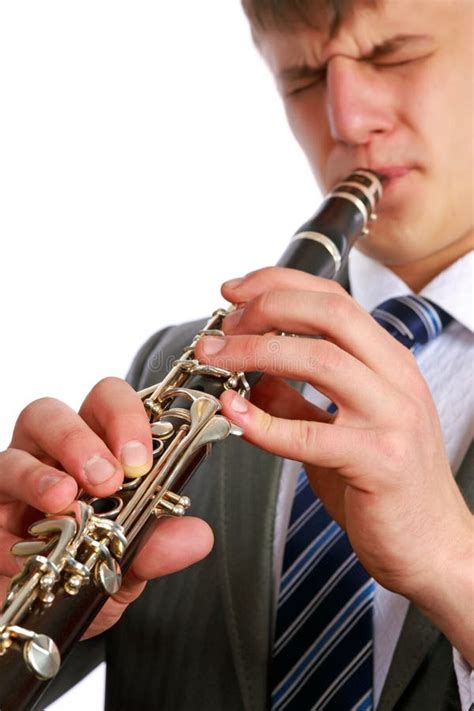 Clarinet Player Stock Image Image Of Listening People 3864395