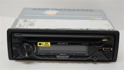 Sony Cdx G1200u Single Din Siriusxm Ready Cd Car Stereo Receiver New N
