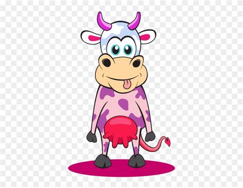 Purple Cow Clip Art Png Download 2376434 Pinclipart