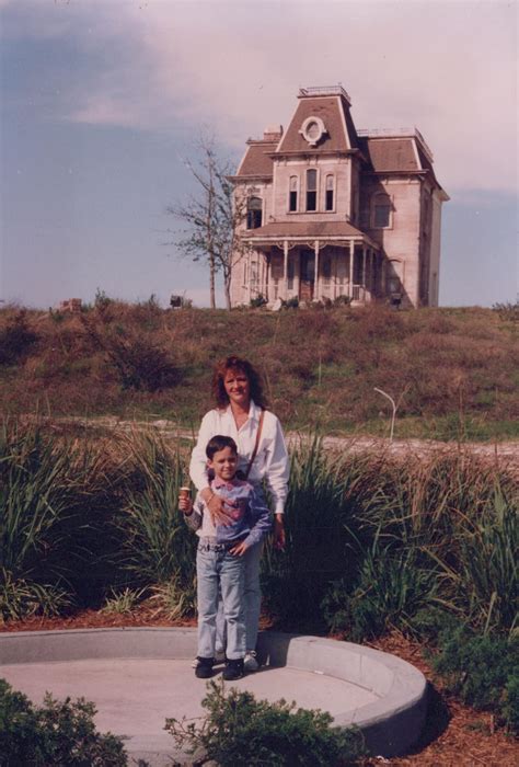 Posing In Front Of The Psycho House At Universal Studios
