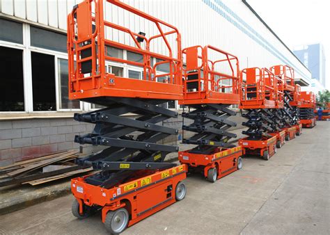 Self Propelled Mobile Aerial Work Platform 6m Steel Electric Driven