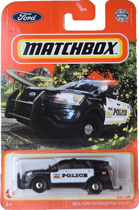 Matchbox 2016 Ford Interceptor Utility Black 65100