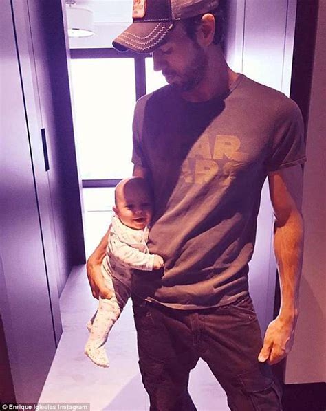 Enrique Iglesias Shares Adorable Photo With One Of His Twins Enrique