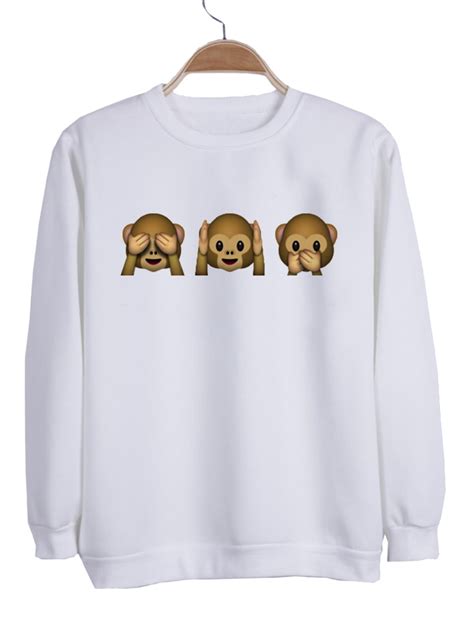 Emoji Monkey Sweatshirt