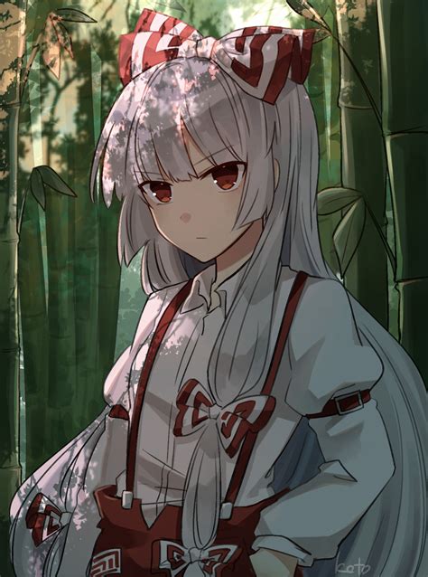 Fujiwara No Mokou Touhou Drawn By Koto Shiberia Danbooru