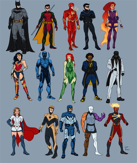 Fan Art I Made A Bunch Of Dc Character Redesigns Let Me Know What You Think Fan Made Dccomics