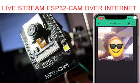 Live Stream With Esp32 Camera Module Over Internet With Face