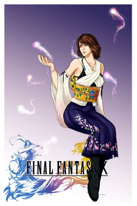 Final Fantasy X Yuna By Hellosanta On Deviantart