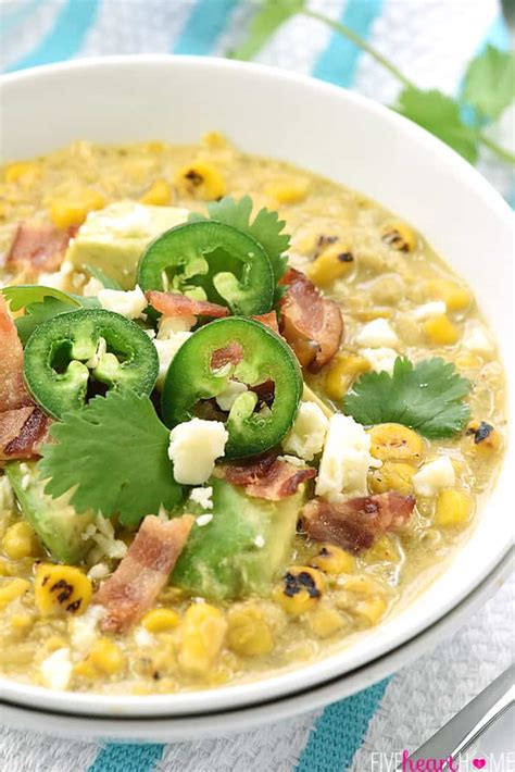 Slow Cooker Mexican Street Corn Chowder • Fivehearthome