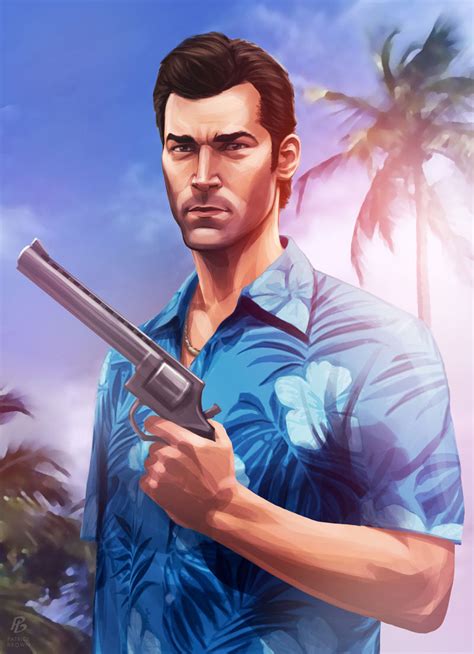 Amazing Grand Theft Auto Videogame Fan Art By Patrick Brown