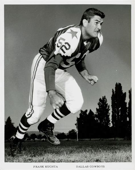 1960 Press Photo Team Issued Image Frank Kuchta Of The Dallas Cowboys