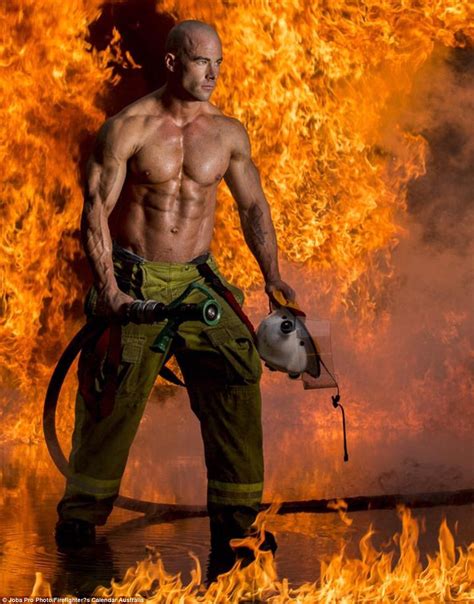 Firefighters Strip Off For Firefighter S Calendar Australia Daily Mail Online