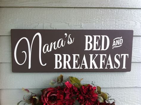 Personalized Bed And Breakfast Sign New Home Ts By Shoppedezilu