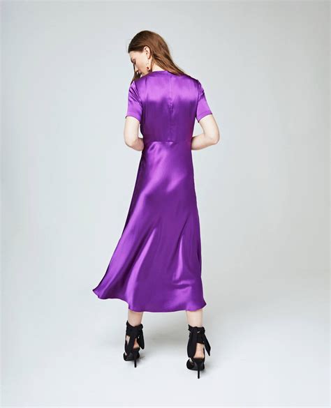 Topacio Long Silk Dress