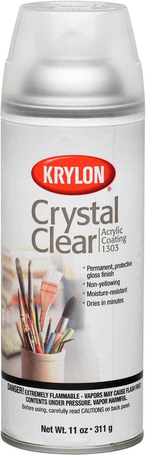 Krylon 6 Pack Of 12 Oz K05562007 Crystal Clear Colormaxx Paint And Primer