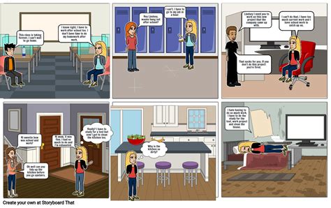 Comic Strip Assignment Storyboard By Pacdion