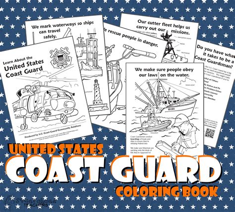 United States Coast Guard Coloring Book Coast Guard Coast Guard