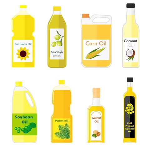 Types Of Vegetable Oil