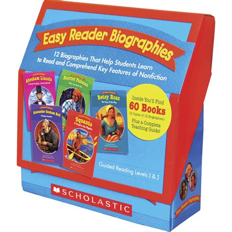Scholastic Easy Readers Biographies Tale Box Book Set Printed Book