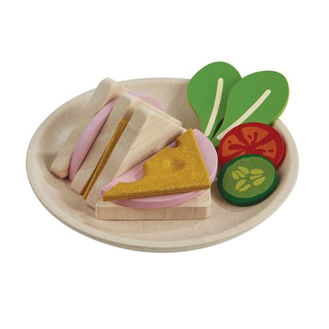 Wooden Sandwich Set By Plan Toys The Crib Dubai Uae Thecribae