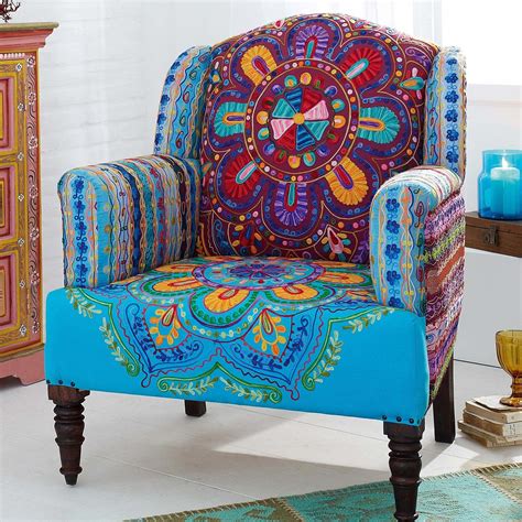 Patterned Colorful Accent Chairs Theyre The Perfect Room Update