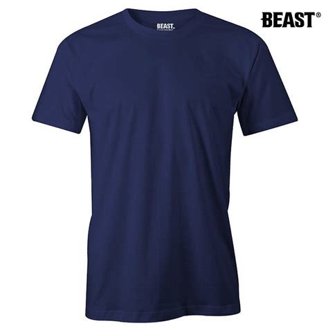 Navy Blue Mens Crew Neck T Shirt Premium Menswear At Best Value Prices