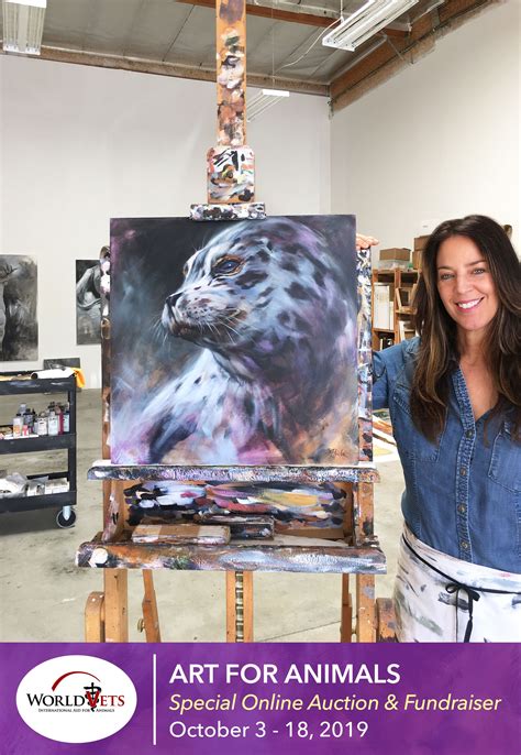 Harbor Seal By Contemporary Wildlife Artist Aimée Rolin Hoover