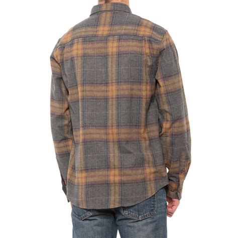 Weatherproof Vintage Patch Pocket Brushed Flannel Shirt For Men