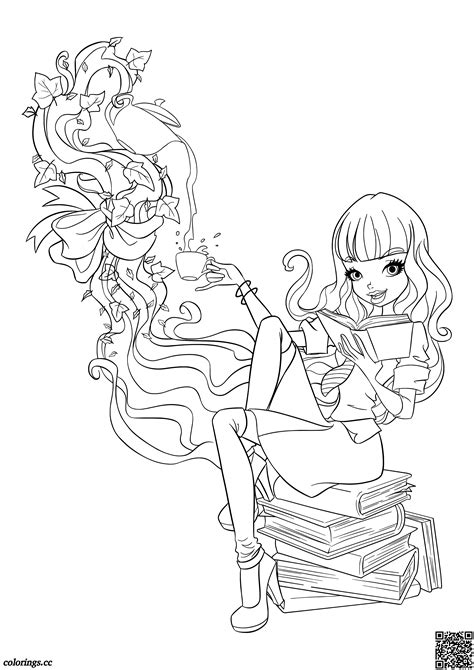 Astoria Rapunzel coloring pages, Royal Academy coloring pages