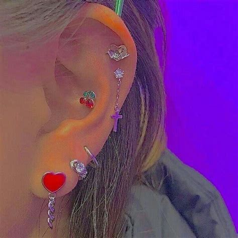 𝒿𝑒𝓃𝓃𝒾𝑒⊹ in 2020 earings piercings cute ear piercings piercing jewelry