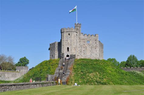 Cardiff Castle Shell Keep Illustration World History Encyclopedia