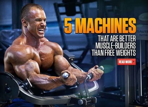 Machine vs Free Weights - 5 Machines That Are Better Muscle-Builders ...