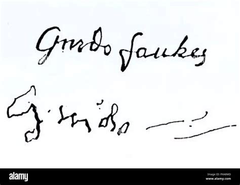 guy fawkes guido fawkes 1570 1606 signature of one of the gunpowder plotters of 1605 before