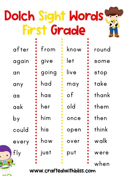 First Grade Sight Words Interactive Worksheets For Sight Words Online