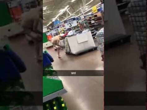 Naked Man Bathes In Walmart Youtube