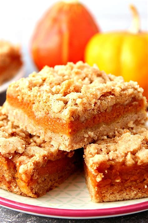Pumpkin Pie Bars Recipe Crunchy Creamy Sweet
